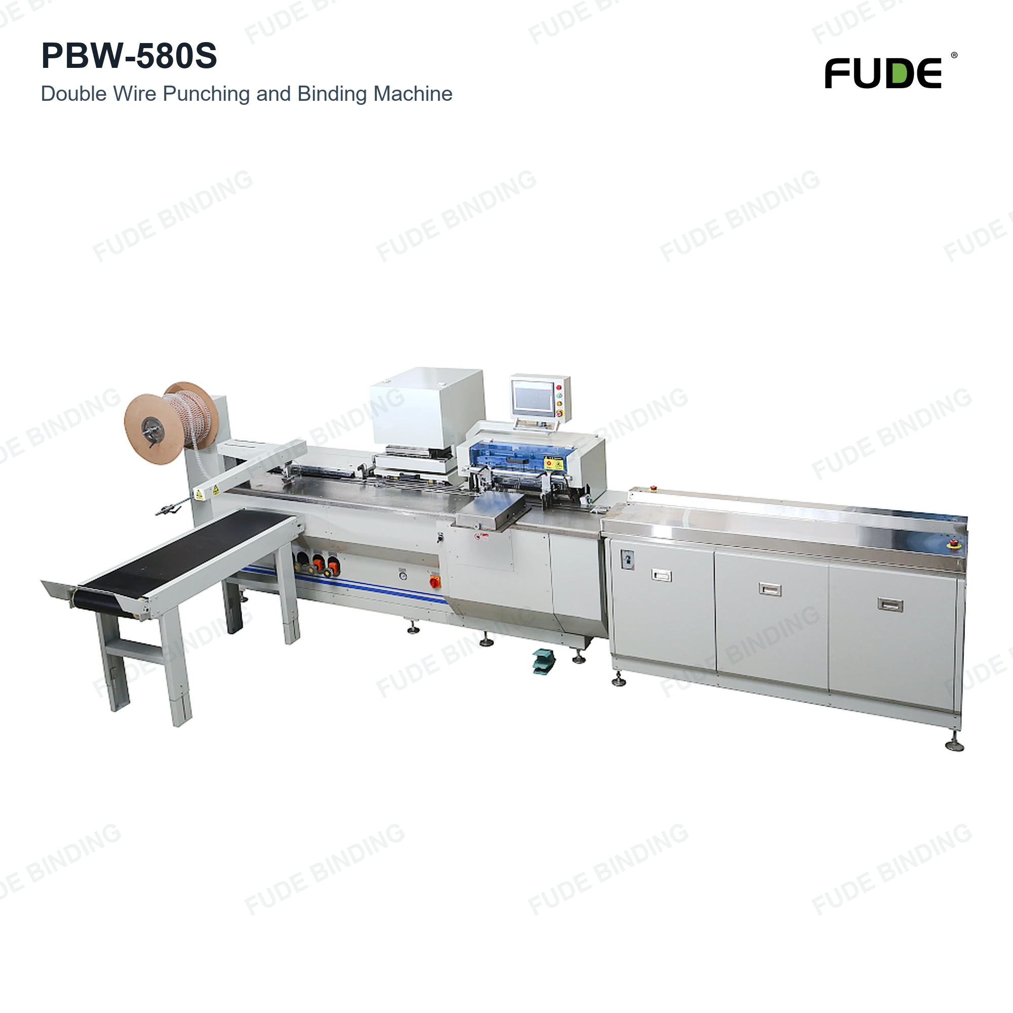 PBW-580/580S Ob Chav Hlau Punching thiab Binding Tshuab
